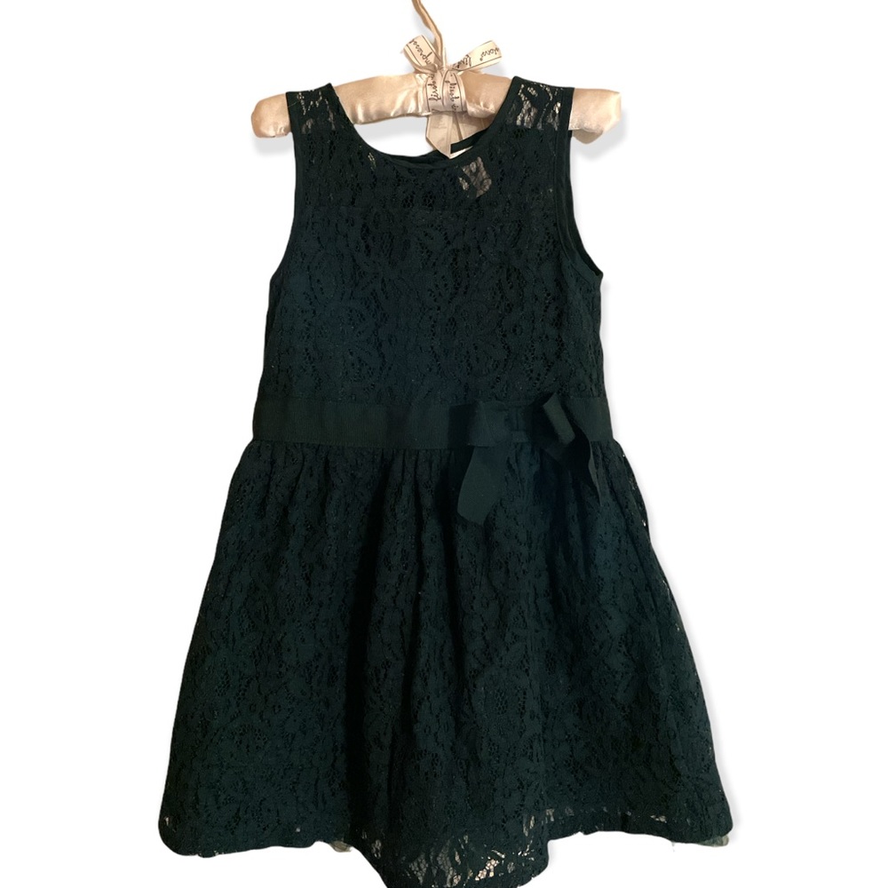Green Lace Girl Dress
